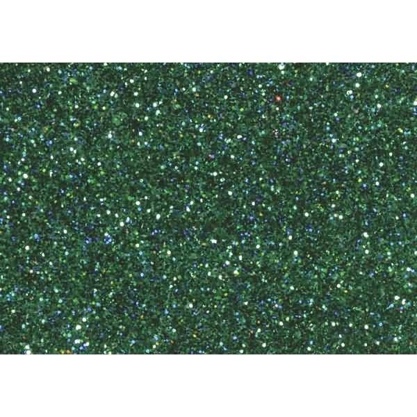 Hologramm-Glitter 7,5x2,8 cm grün 7g