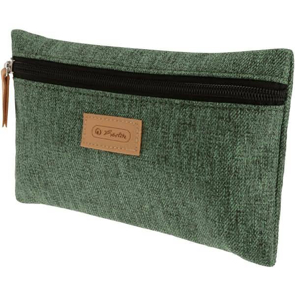 Faulenzer flach Greenline RPET Knit green Polyester BxHxT 210x123x15mm