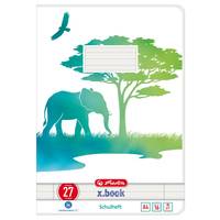 Herlitz Schulheft A4 GREENline Elefant 27| GREENline/Elefant/Bl.16/Lineatur - A4