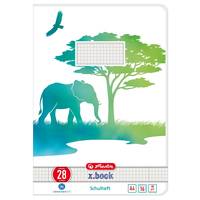 Herlitz Schulheft A4 GREENline Elefant 28| GREENline/Elefant/Bl.16/Lineatur - A4
