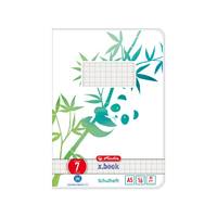 Herlitz Schulheft A5 GREENline Panda 07| GREENline/Panda/Bl.16/Lineatur 07 - A5