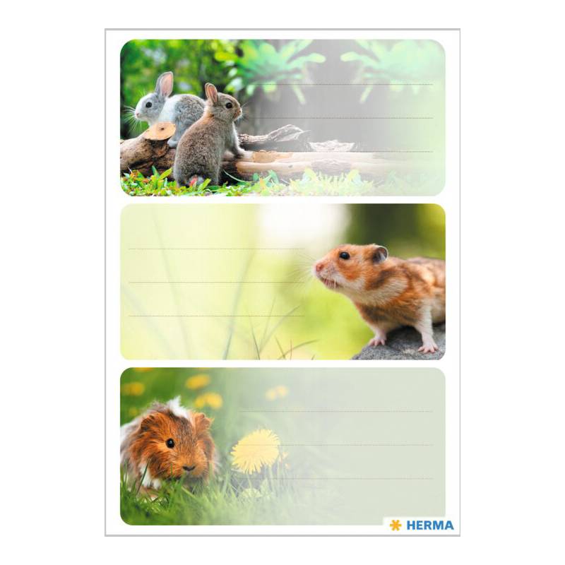 HERMA Buchetiketten VARIO "Nagetiere"