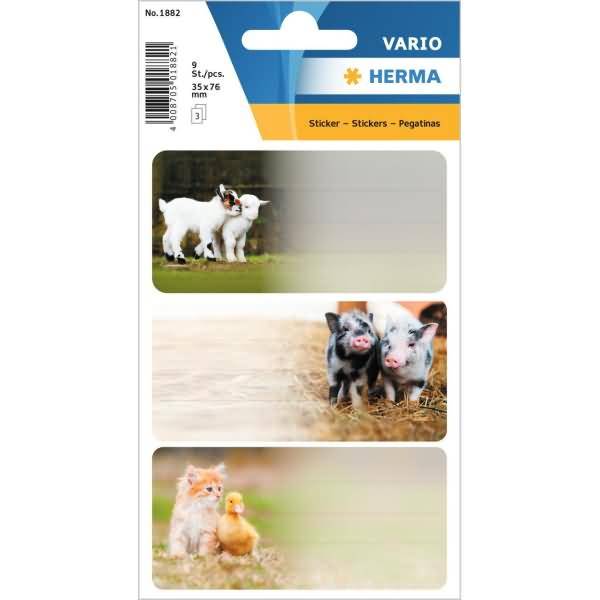 Schuletiketten Bauernhoftiere