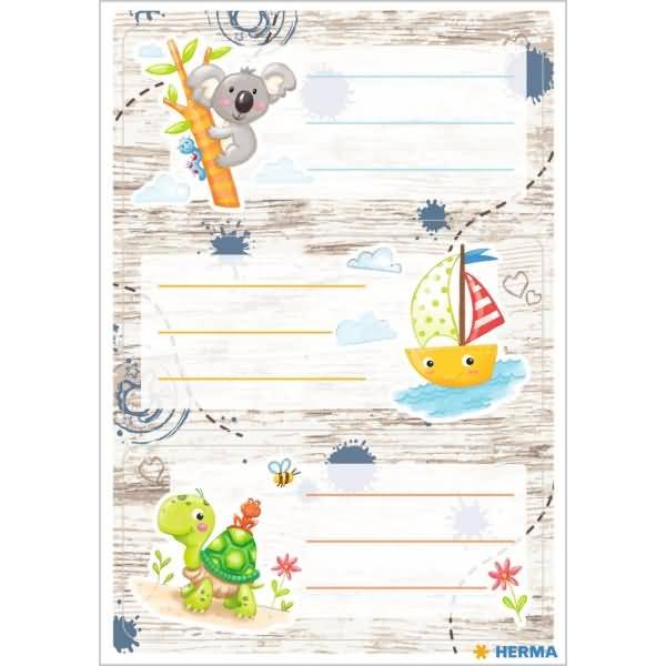 Schuletiketten Sandkastenfreunde