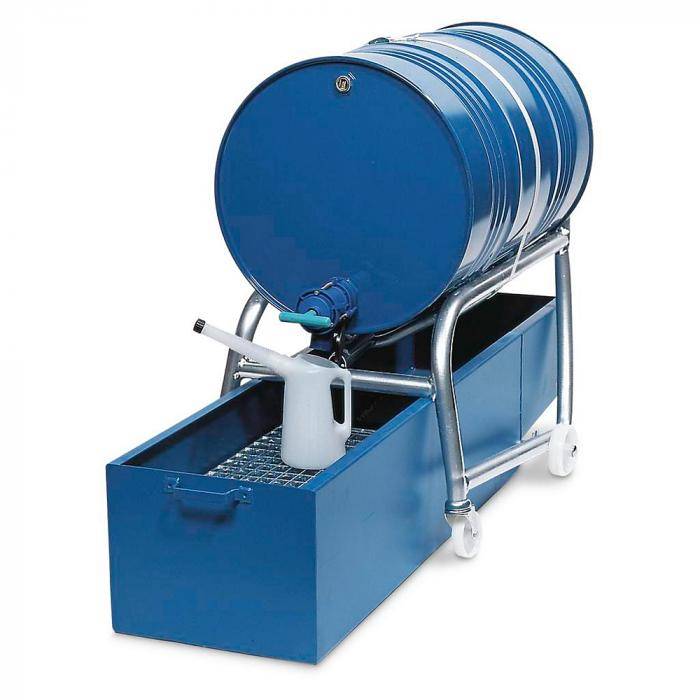 Auffangwanne FK 20 - Stahl - Auffangvolumen 200 l - für Fasskipper