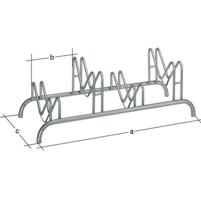 Mehrfach-Fahrradständer - GAH-Alberts - freistehend