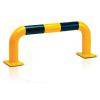 Rammschutz-Bügel - L 375 mm/ H 350 mm - gelb/ schwarz - Stahl - zum aufschrauben