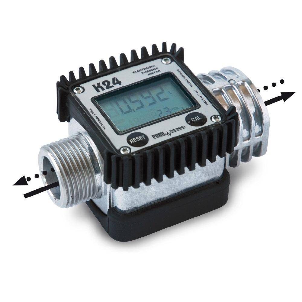 Digitales Zählwerk K24 ATEX - für Benzin/Kerosin/Diesel - für Durchflussmenge 7 bis 120 l/min.
