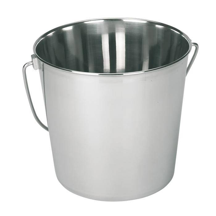Edelstahleimer - mit Tragegriff - 8,5 l