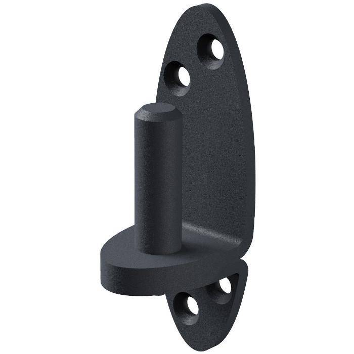 Kloben auf Platte "Ovado" - GAH-Alberts - DI-Haken - Bolzen-Ø 16 mm - Gesamthöhe 115 mm