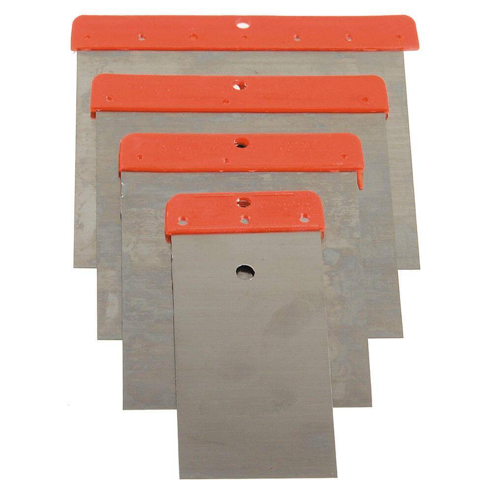 Japanspachtel-Satz 4-tlg. - Breite 140 mm - Länge 200 mm - Tiefe 20 mm