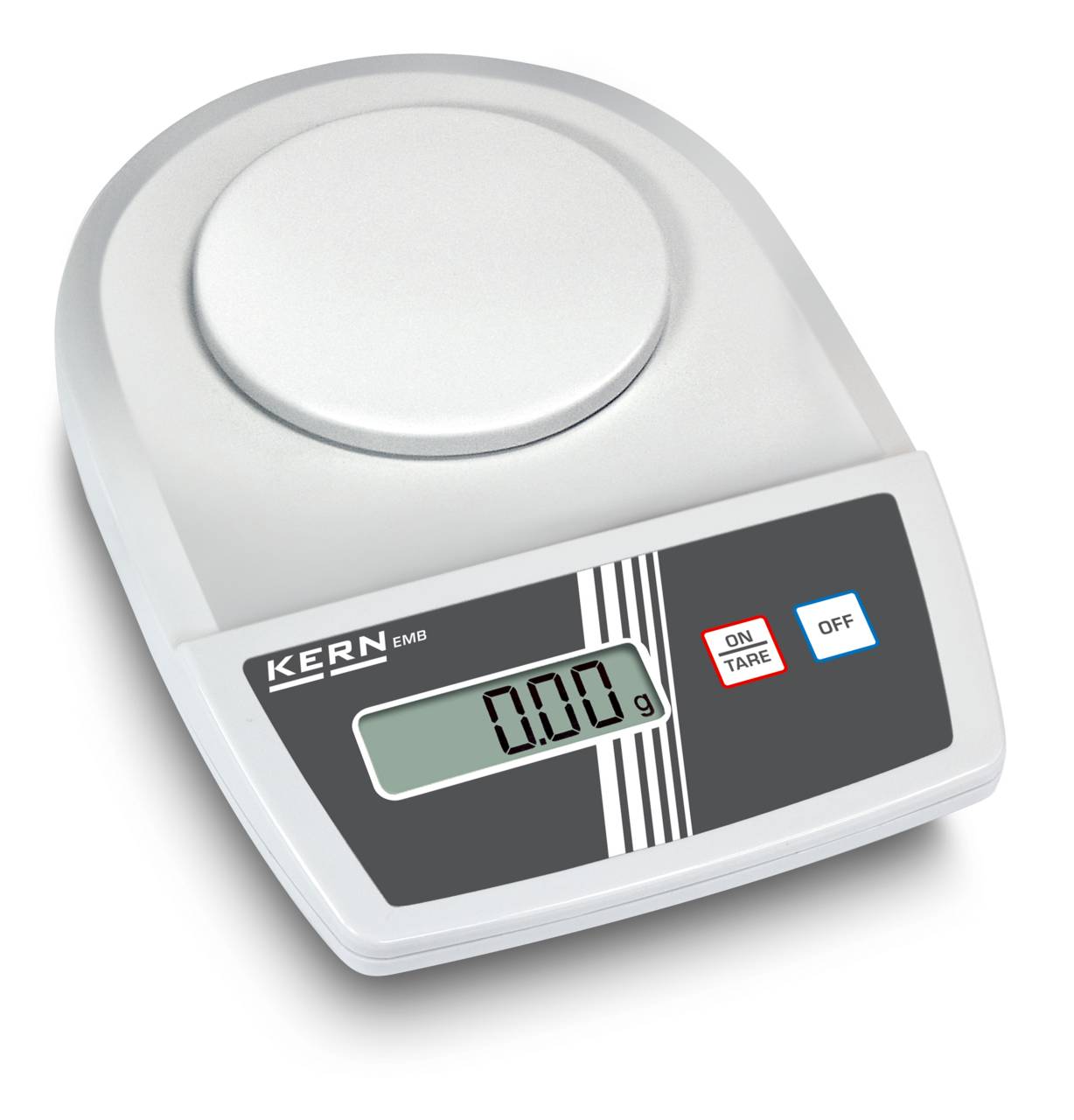 Kleinteil-Waage - bis 200 g - 365x365 mm - Ø 82 mm - Kunststoff - mit Digitalanzeige