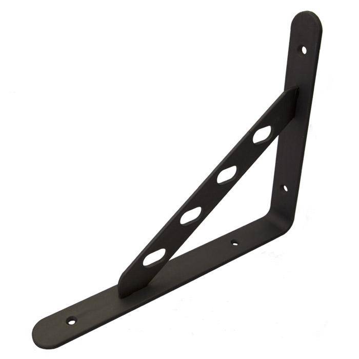 "Alpha Line" Garderobenkonsole - stahmattl - Schenkellänge 250 x 200 x 30 mm - Materialstärke 3,0 mm - VE 2 Stück - Preis per VE