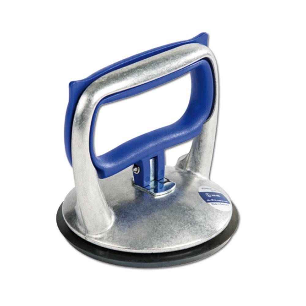 Veribor® blue line Saugheber - Aluminium-Saugkopf - Saugscheiben-Ø 120 mm - Tragkraft 25 kg