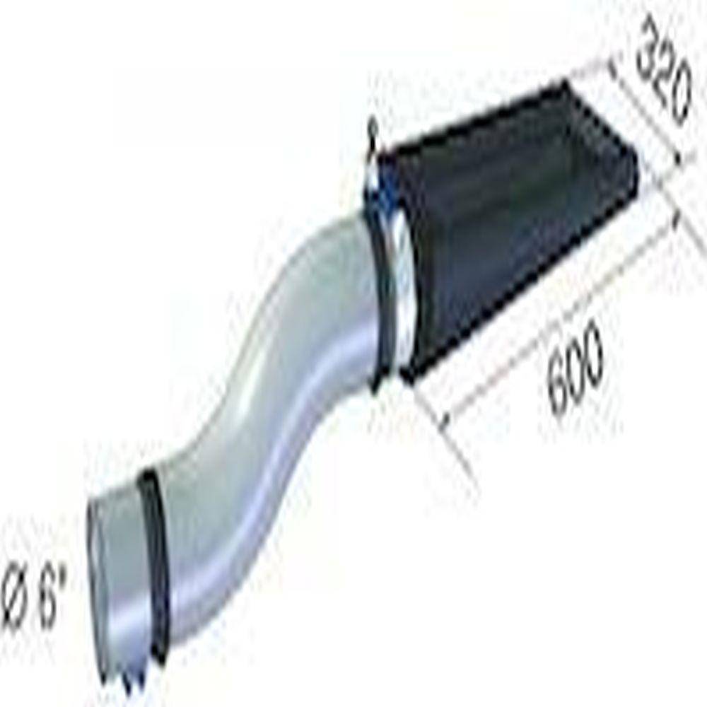 Alu-Tülle - LKW - Ø 150 mm - inkl. Schlauch NFC-3