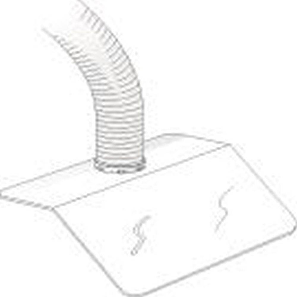 Absaugschild für FX-Arme Ø 32 mm - 150 x 160 mm