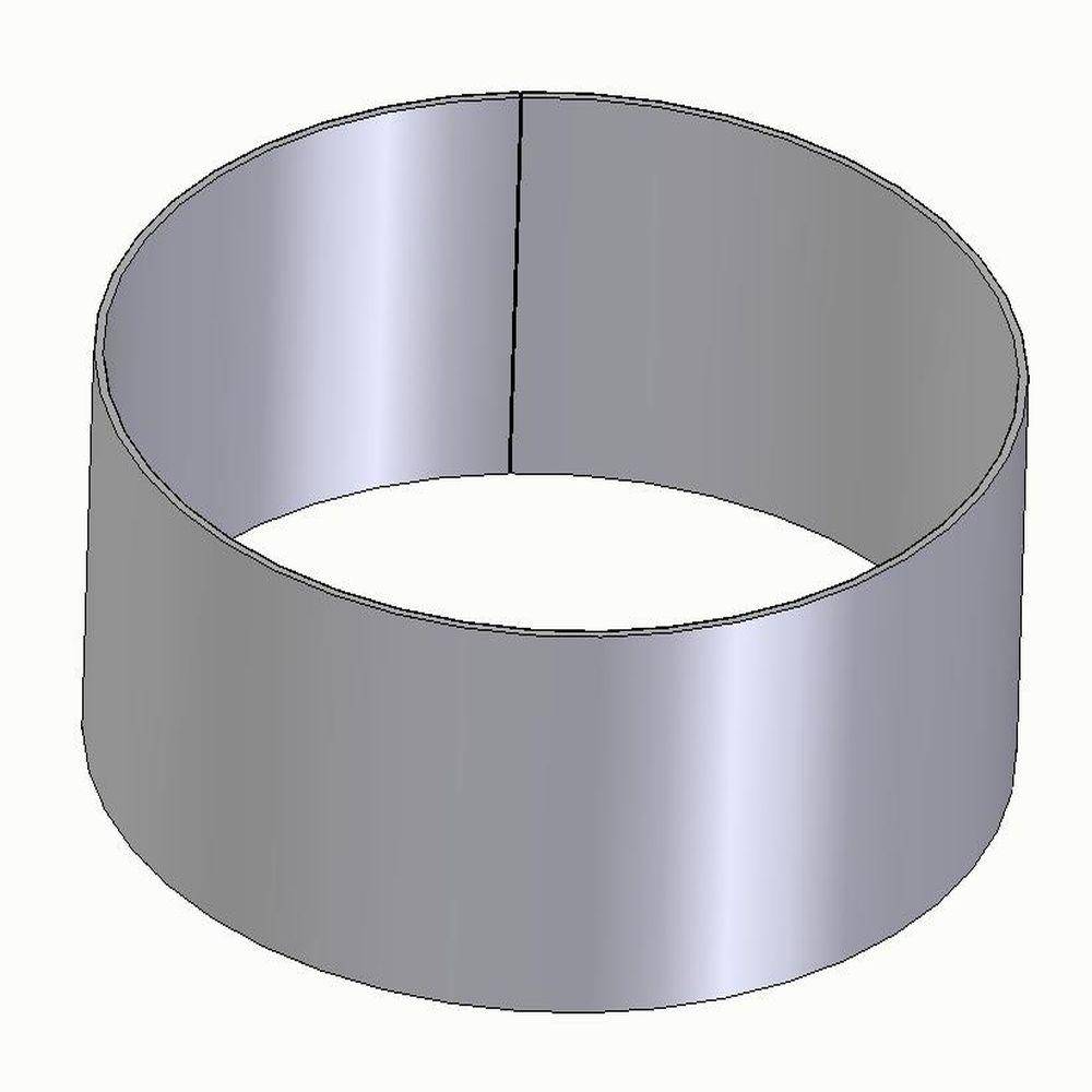 FX2 Schlauchanschluß-Ring - Stahl - Ø 100 mm