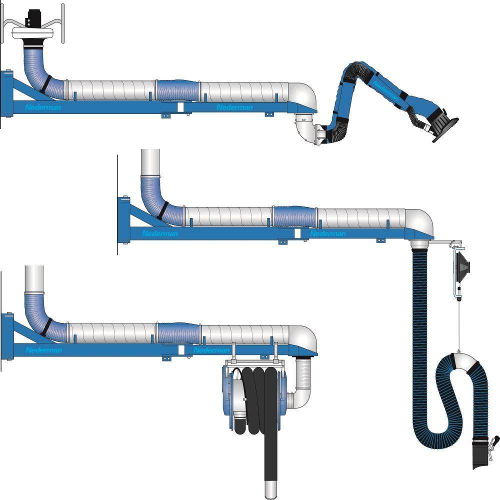 Anschkuss-Kit für Verlängerungsarm - Länge 6 m