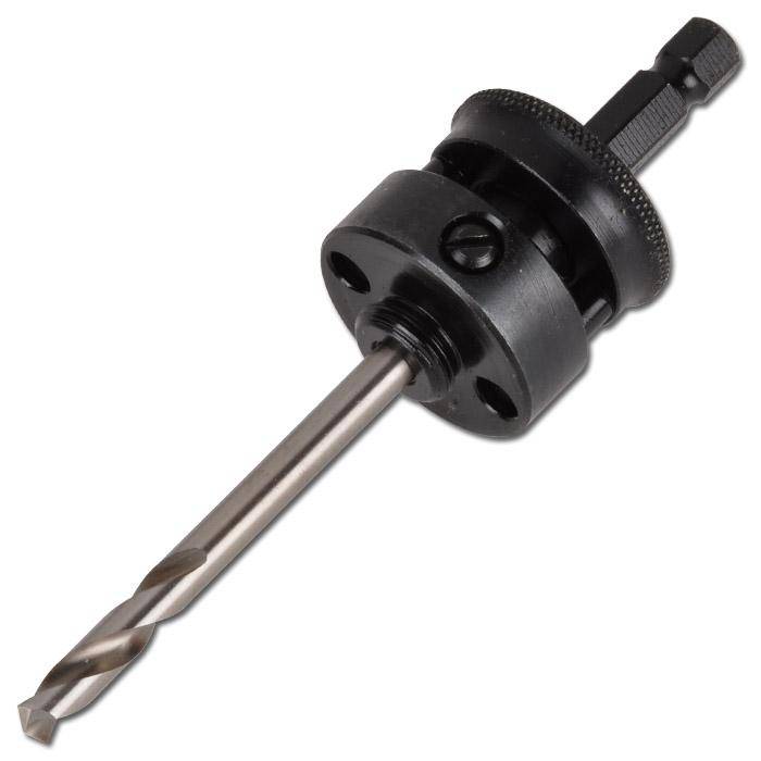 Aufnahme Typ A10E - für Hartmetall bestücte TCT STARRETT Vielzweck-Lochsägen Ø 3