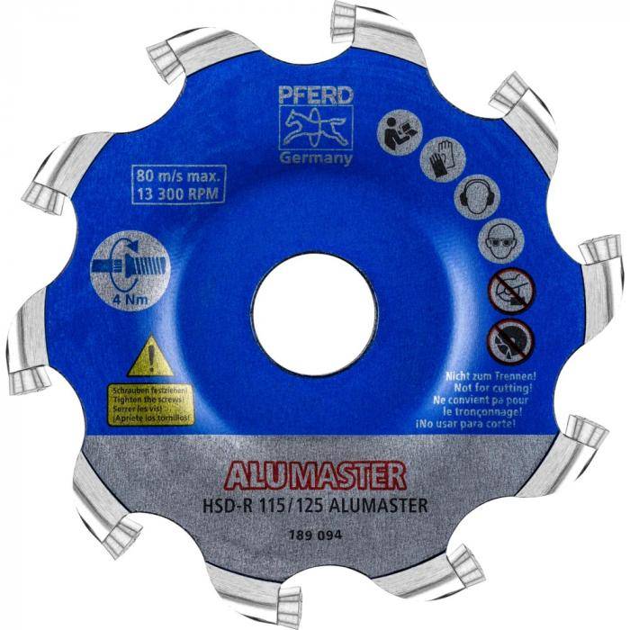 PFERD High Speed Disc ALUMASTER HSD-R 115/125 ALUMASTER