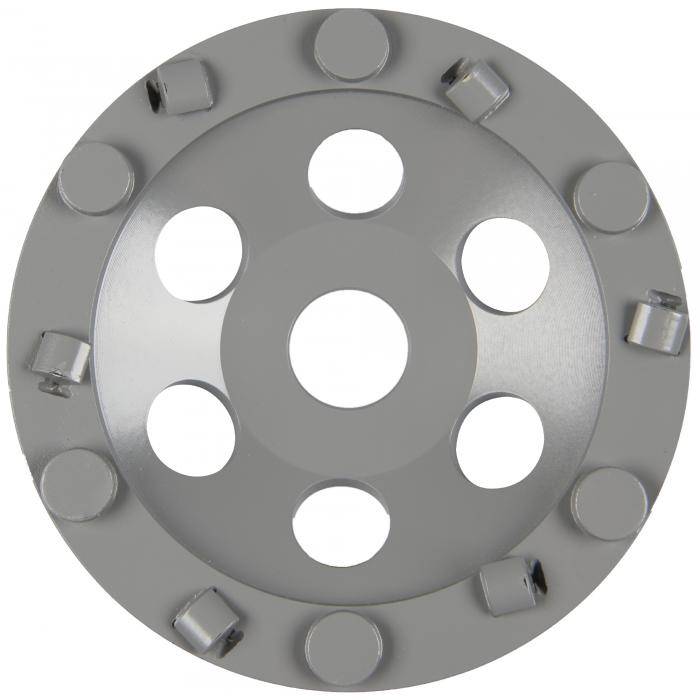 Diamantschleifteller DS 650 PKD Supra - Durchmesser 125 mm - Schleifteller Höhe 21,6 mm - Segmente Breite 13 mm - zulässige Drehzahl 12200 U/min -