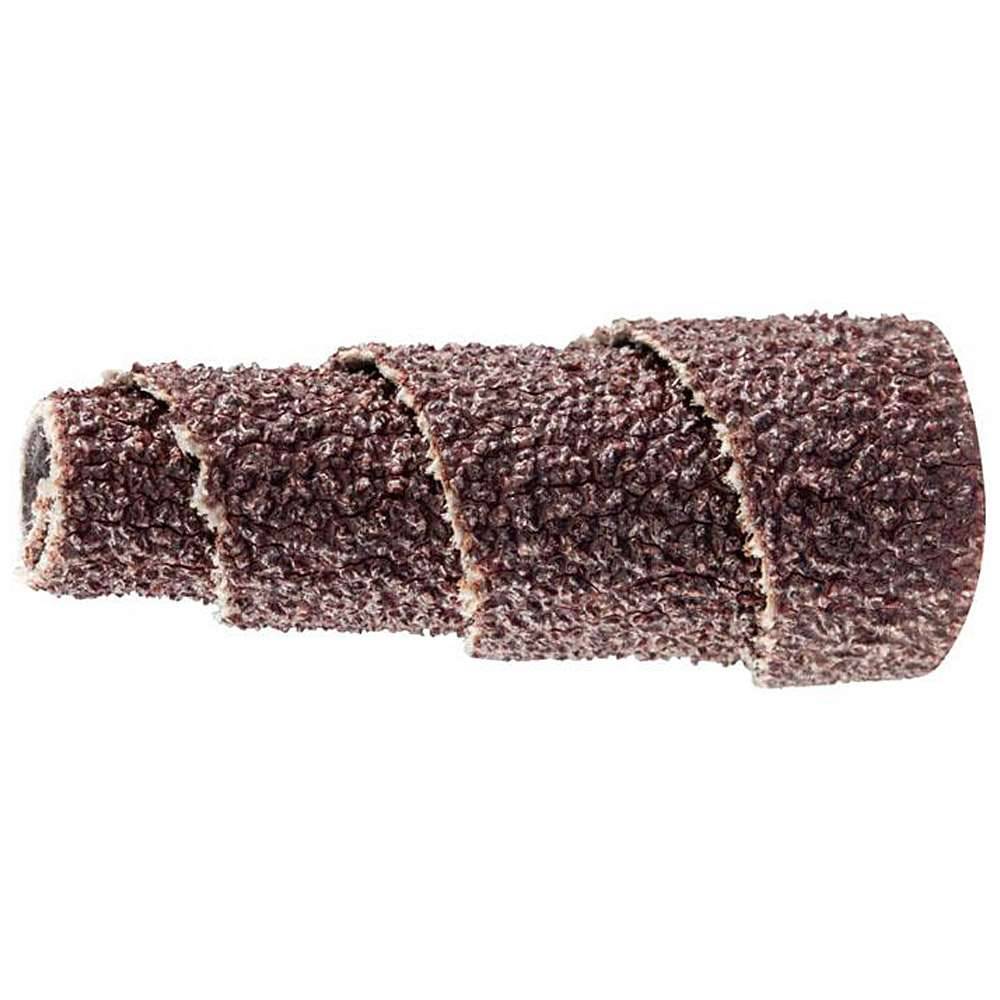 Schleifrolle - PFERD POLIROLL® - Konusform - mit Korundkorn - für Metall - Bezeichnung PRK 1025 A 80 - Maße (D x T) 10 x 25 mm - Korngröße 80 - e