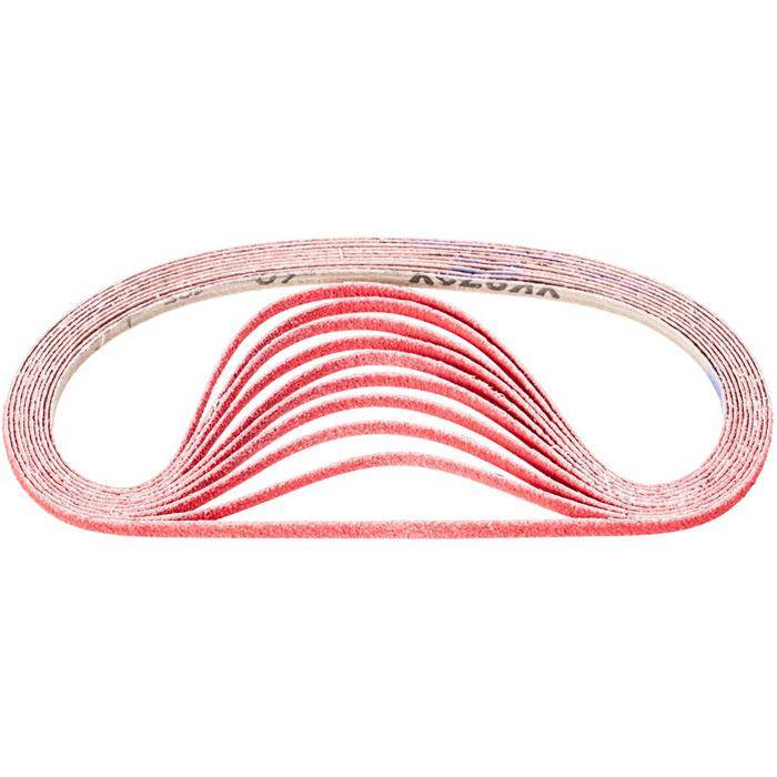 Schleifband - PFERD - Keramikkorn CO-COOL - Korngröße 60 - Bezeichnung BA 6/520 CO-COOL 60 - Maße (T x L) 6 x 520 mm - ISO 2976 - VE 100 Stück -