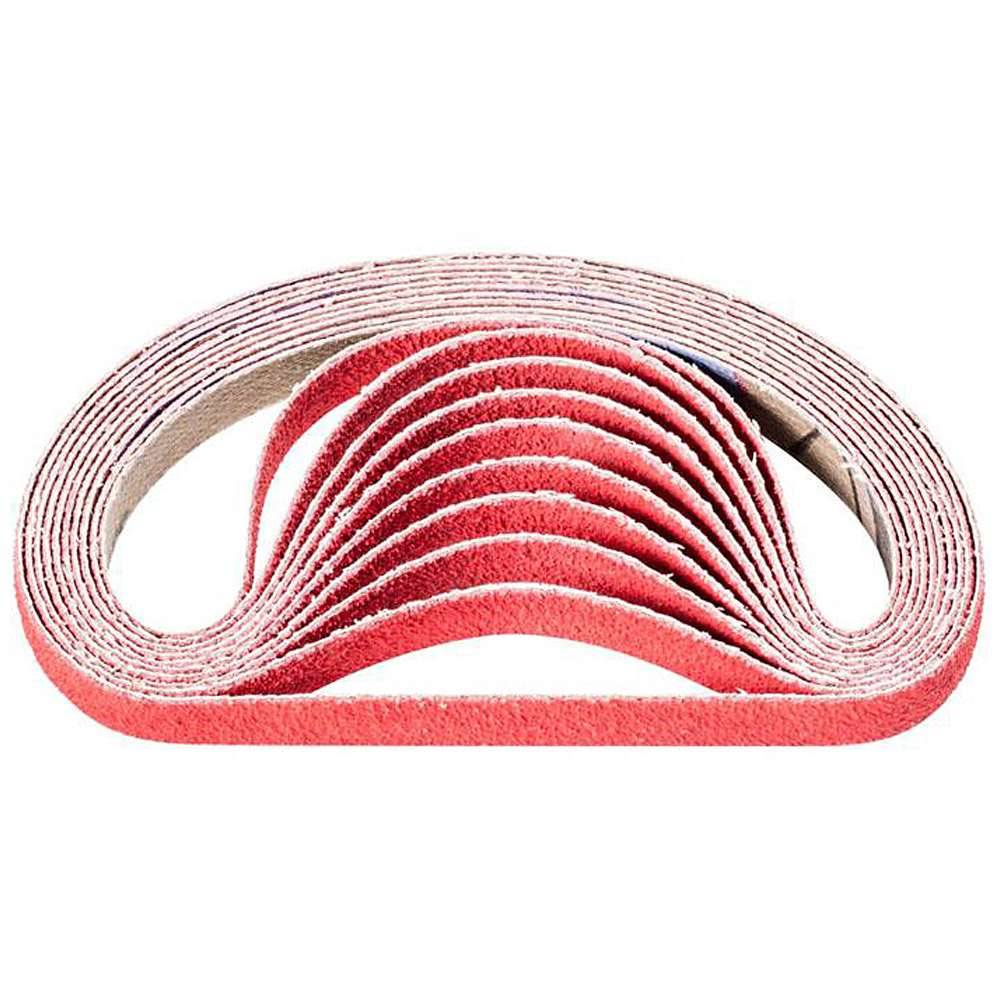 Schleifband - PFERD - Keramikkorn CO-COOL - Korngröße 80 - Bezeichnung BA 9/305 CO-COOL 80 - Maße (T x L) 9 x 305 mm - VE 100 Stück - Preis per VE