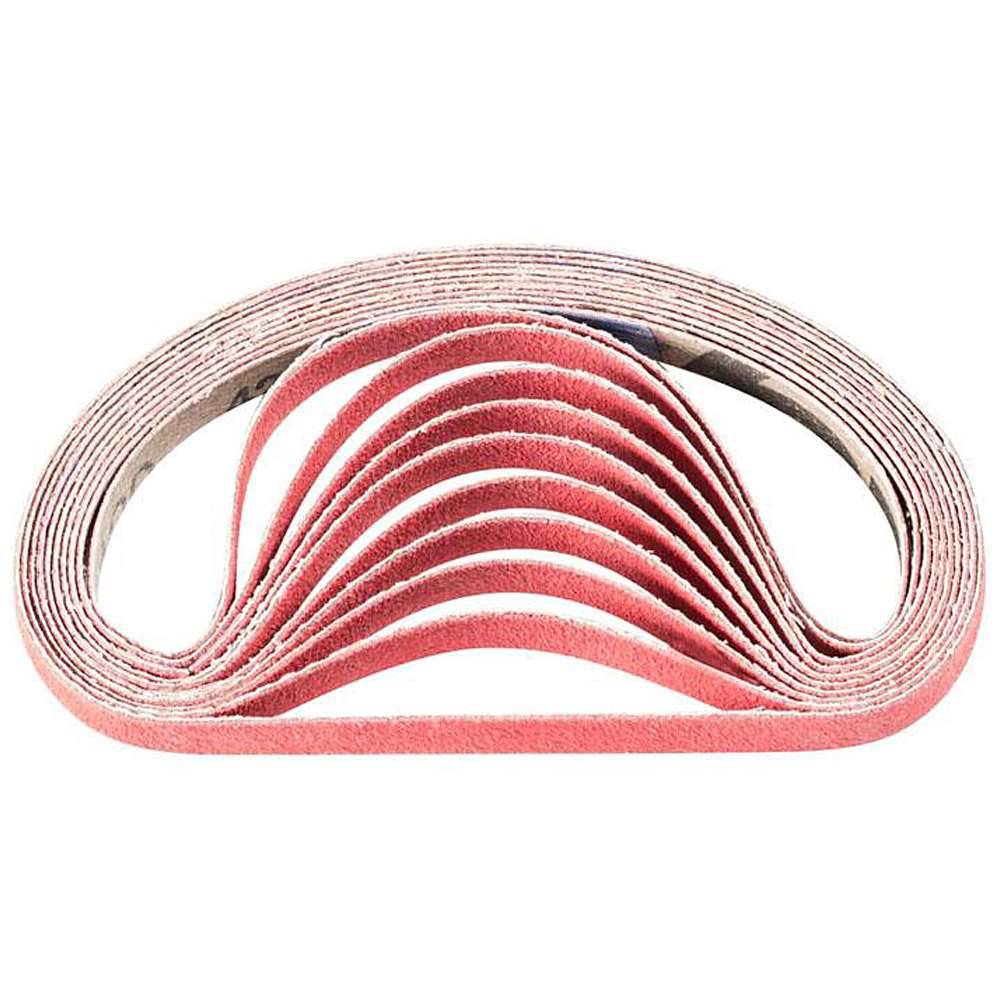Schleifband - PFERD - Keramikkorn CO-COOL - Korngröße 120 - Bezeichnung BA 9/305 CO-COOL 120 - Maße (T x L) 9 x 305 mm - VE 100 Stück - Preis per