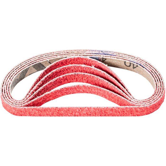 Schleifband - PFERD - Keramikkorn CO-COOL - Korngröße 40 - Bezeichnung BA 12/305 CO-COOL 40 - Maße (T x L) 12 x 305 mm - VE 100 Stück - Preis per