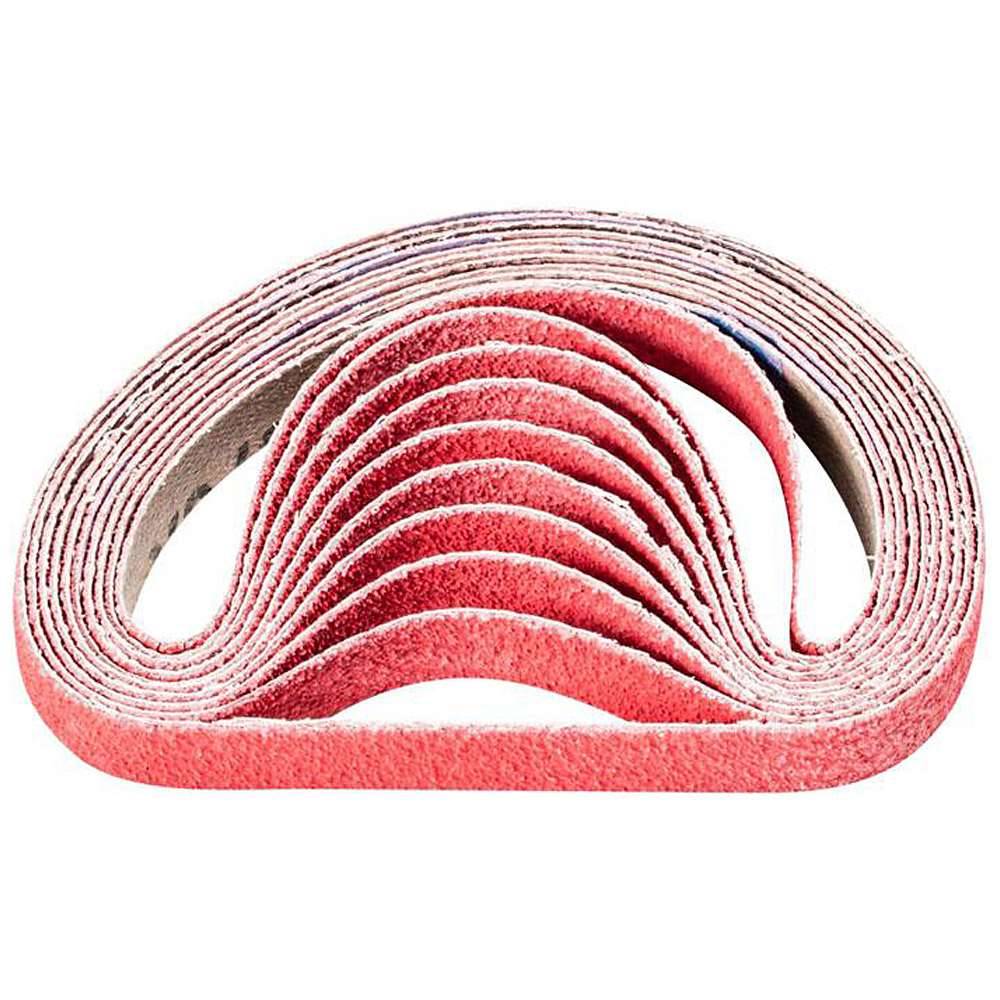 Schleifband - PFERD - Keramikkorn CO-COOL - Korngröße 60 - Bezeichnung BA 12/305 CO-COOL 60 - Maße (T x L) 12 x 305 mm - VE 100 Stück - Preis per