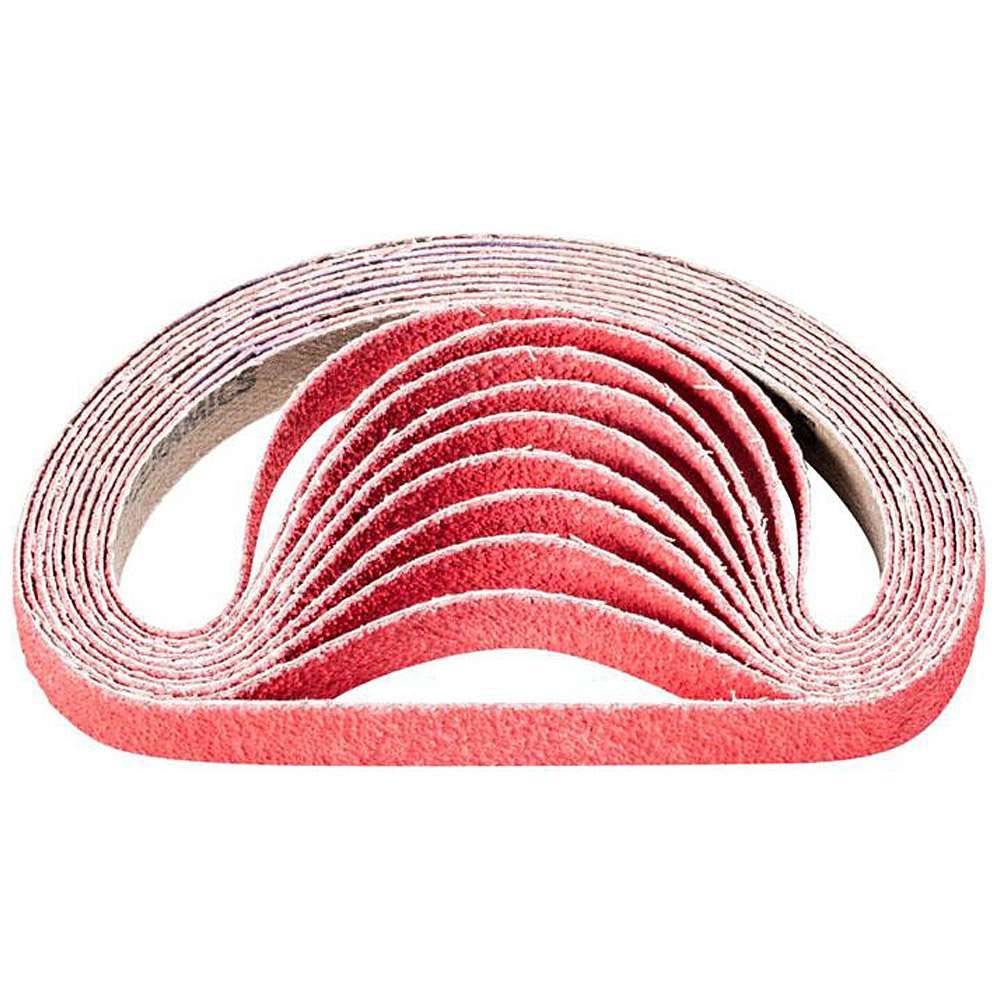 Schleifband - PFERD - Keramikkorn CO-COOL - Korngröße 60 - Bezeichnung BA 12/330 CO-COOL 60 - Maße (T x L) 12 x 330 mm - VE 100 Stück - Preis per