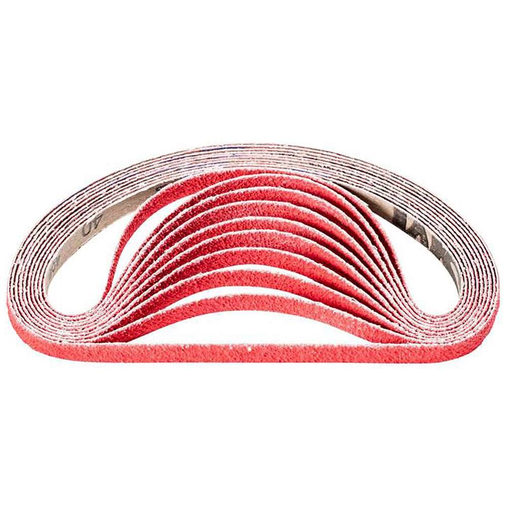 Schleifband - PFERD - Keramikkorn CO-COOL - Korngröße 40 - Bezeichnung BA 12/520 CO-COOL 40 - Maße (T x L) 12 x 520 mm - VE 100 Stück - Preis per