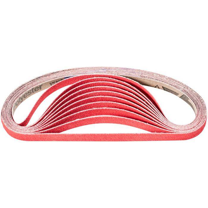 Schleifband - PFERD - Keramikkorn CO-COOL - Korngröße 80 - Bezeichnung BA 12/520 CO-COOL 80 - Maße (T x L) 12 x 520 mm - VE 100 Stück - Preis per