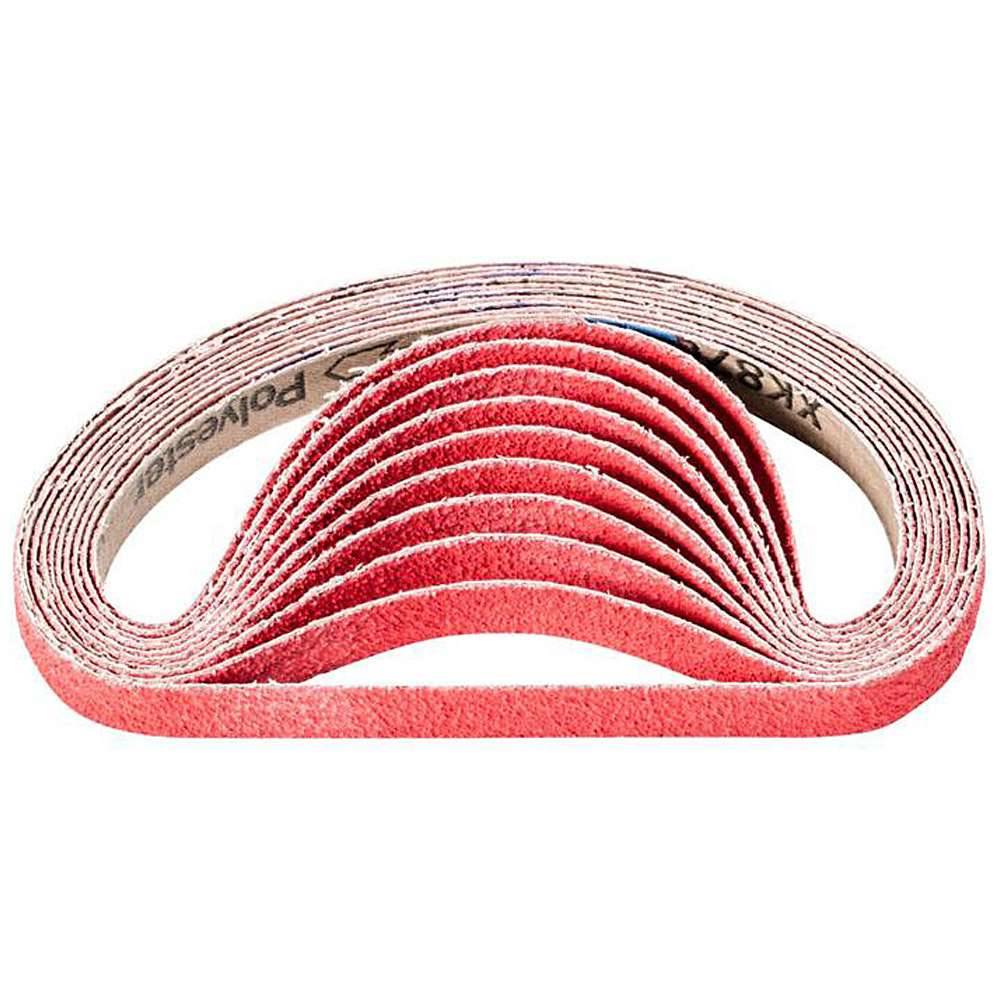 Schleifband - PFERD - Keramikkorn CO-COOL - Korngröße 40 - Bezeichnung BA 16/480 CO-COOL 40 - Maße (T x L) 16 x 480 mm - VE 50 Stück - Preis per