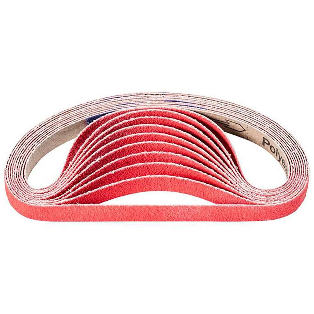 Schleifband - PFERD - Keramikkorn CO-COOL - Korngröße 60 - Bezeichnung BA 16/480 CO-COOL 60 - Maße (T x L) 16 x 480 mm - VE 50 Stück - Preis per