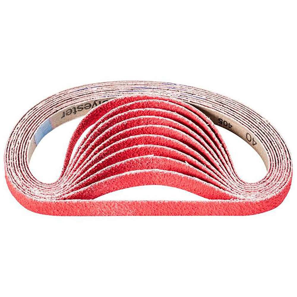 Schleifband - PFERD - Keramikkorn CO-COOL - Korngröße 40 - Bezeichnung BA 16/520 CO-COOL 40 - Maße (T x L) 16 x 520 mm - VE 50 Stück - Preis per