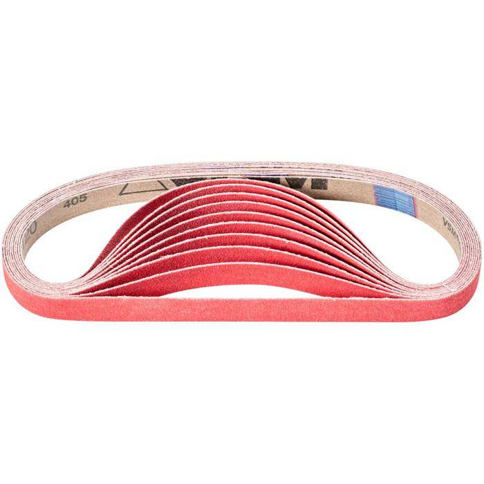 Schleifband - PFERD - Keramikkorn CO-COOL - Korngröße 120 - Bezeichnung BA 16/520 CO-COOL 120 - Maße (T x L) 16 x 520 mm - VE 50 Stück - Preis per