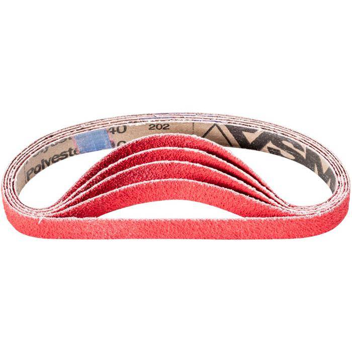 Schleifband - PFERD - Keramikkorn CO-COOL - Korngröße 40 - Bezeichnung BA 20/480 CO-COOL 40 - Maße (T x L) 20 x 480 mm - ISO 2976 - VE 20 Stück -