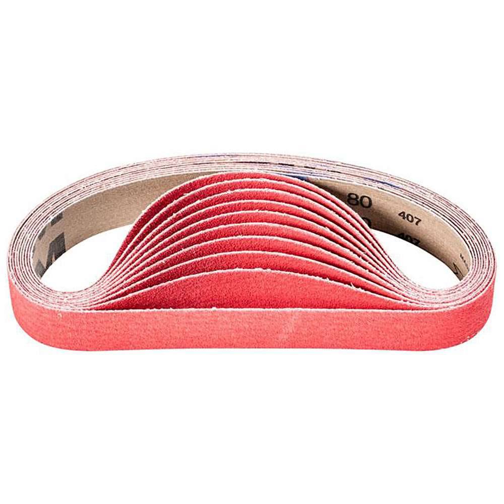 Schleifband - PFERD - Keramikkorn CO-COOL - Korngröße 80 - Bezeichnung BA 30/533 CO-COOL 80 - Maße (T x L) 30 x 533 mm - VE 20 Stück - Preis per
