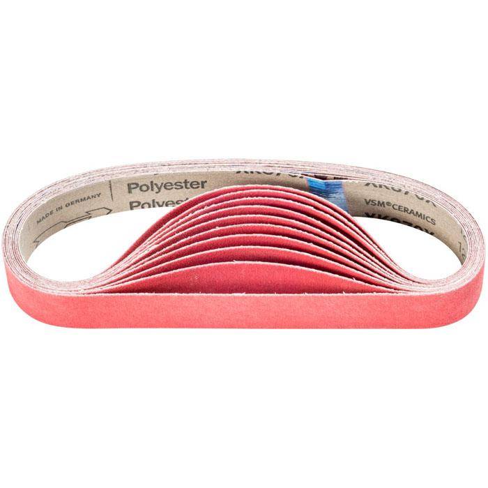 Schleifband - PFERD - Keramikkorn CO-COOL - Korngröße 120 - Bezeichnung BA 30/610 CO-COOL 120 - Maße (T x L) 30 x 610 mm - VE 10 Stück - Preis per