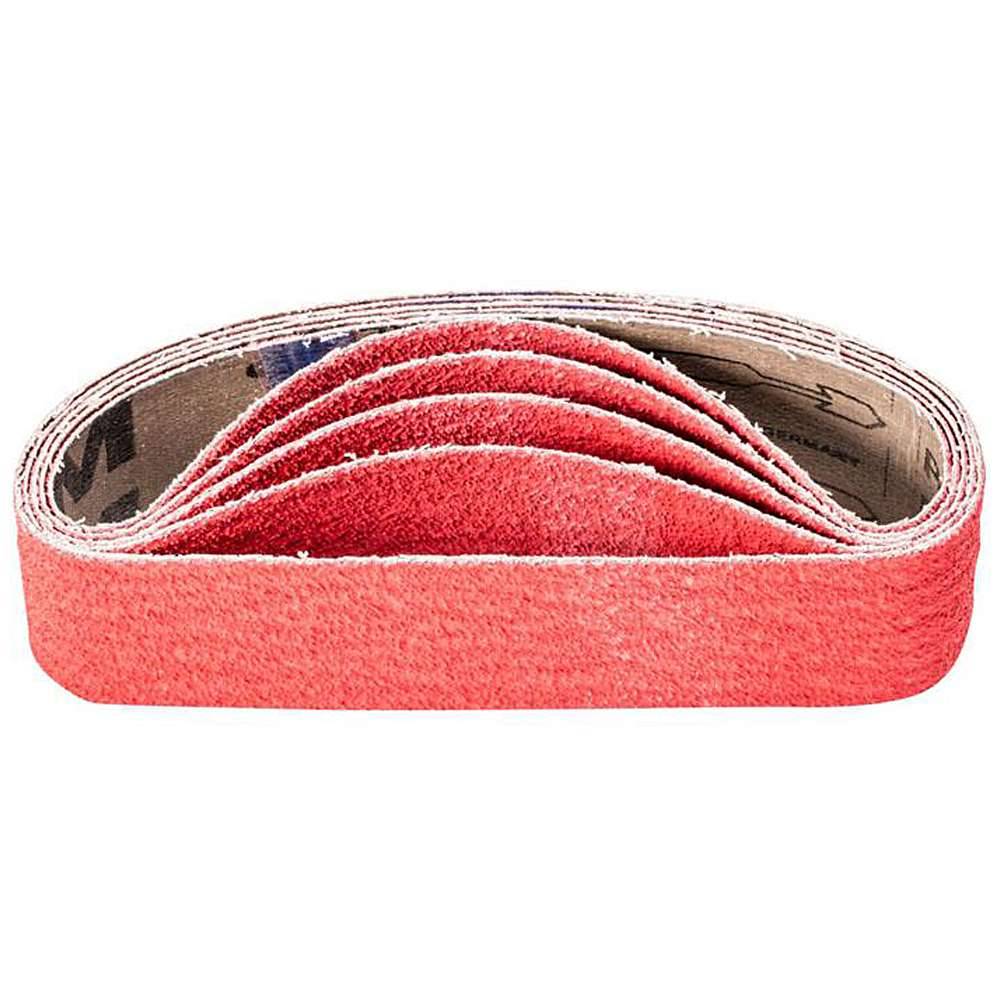 Schleifband - PFERD - Keramikkorn CO-COOL - Korngröße 40 - Bezeichnung BA 50/450 CO-COOL 40 - Maße (T x L) 50 x 450 mm - ISO 2976 - VE 20 Stück -
