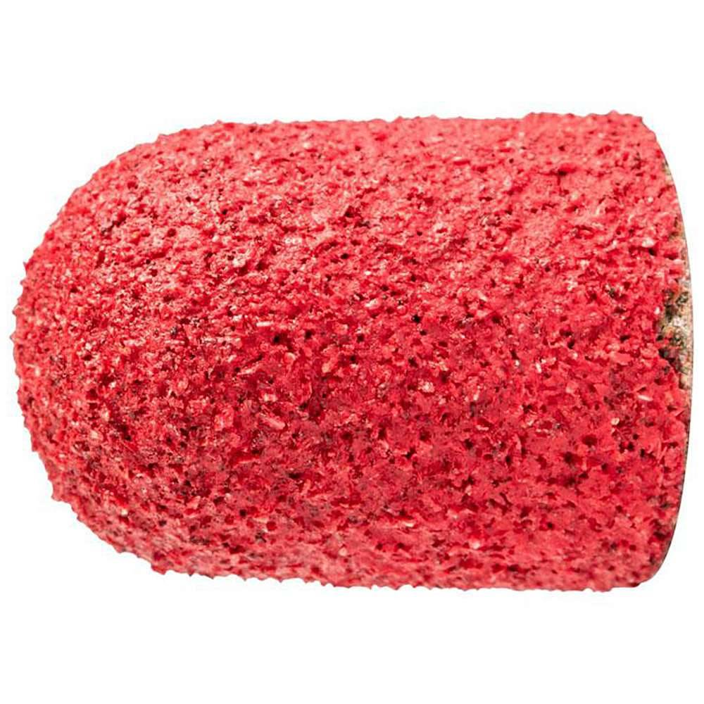 Schleifkappe - PFERD POLICAP® - Form C - mit Keramikkorn - für Edelstahl - Bezeichnung PC 1015 C CO-COOL 80 - Maße (D x T) 10 x 15 mm - Korngröße