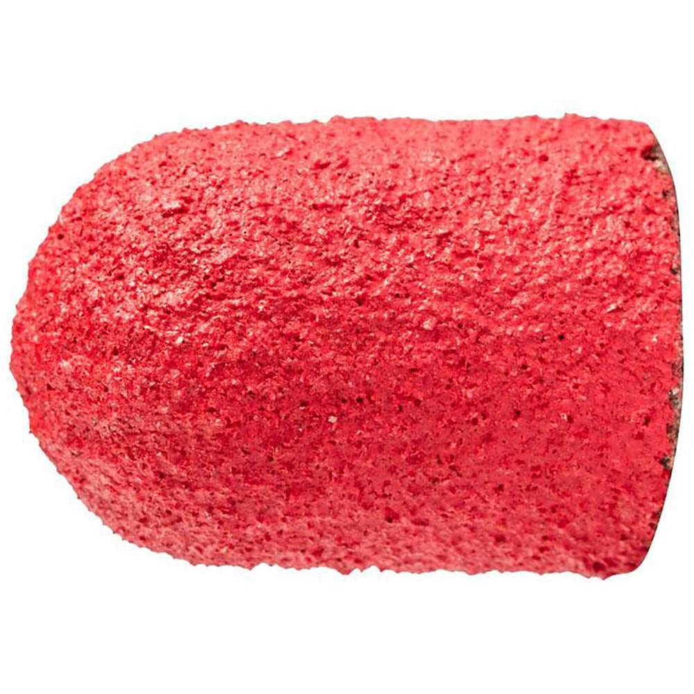 Schleifkappe - PFERD POLICAP® - Form C - mit Keramikkorn - für Edelstahl - Bezeichnung PC 1015 C CO-COOL 120 - Maße (D x T) 10 x 15 mm - Korngröß