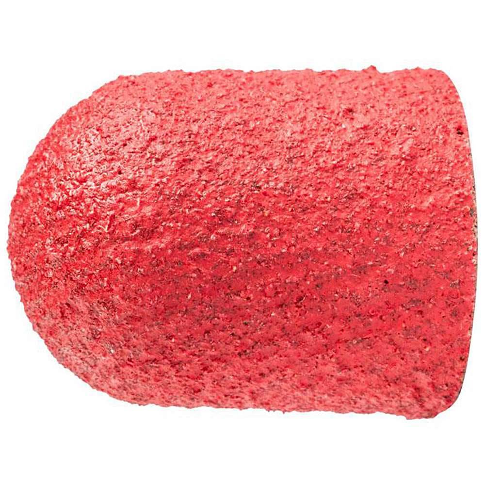 Schleifkappe - PFERD POLICAP® - Form C - mit Keramikkorn - für Edelstahl - Bezeichnung PC 1317 C CO-COOL 120 - Maße (D x T) 13 x 17 mm - Korngröß
