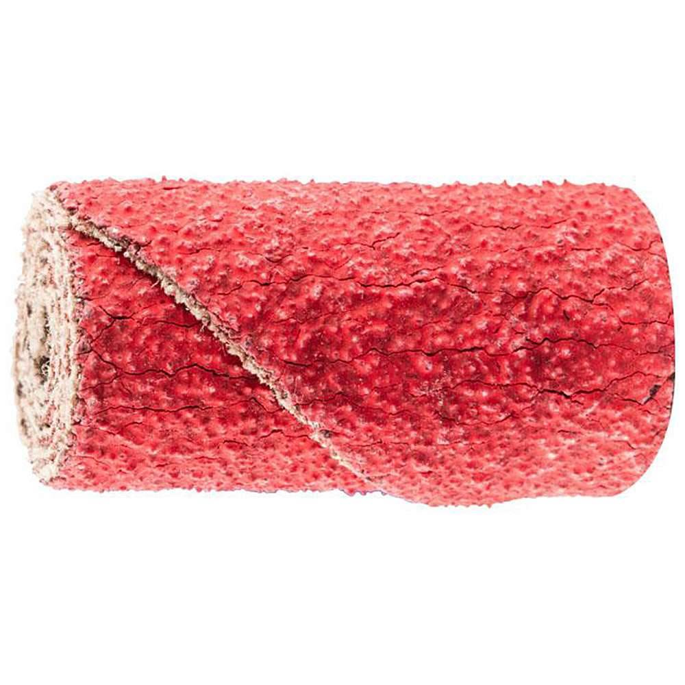 Schleifrolle - PFERD POLIROLL® - Zylinderform - mit Keramikkorn - für harte Werkstoffe - Bezeichnung PR 1225 CO-COOL 80 - Maße (D x T) 12 x 25 mm