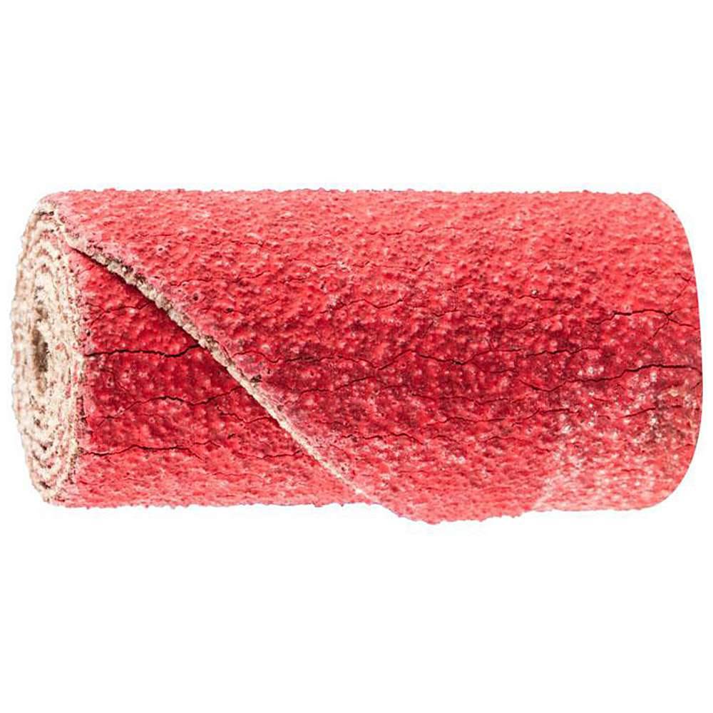 Schleifrolle - PFERD POLIROLL® - Zylinderform - mit Keramikkorn - für harte Werkstoffe - Bezeichnung PR 1225 CO-COOL 120 - Maße (D x T) 12 x 25 mm