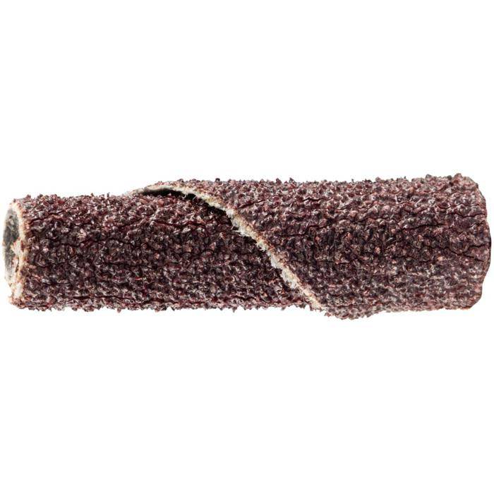 Schleifrolle - PFERD POLIROLL® - Zylinderform - mit Korundkorn - für Metall - Bezeichnung PR 0625 A 80 - Maße (D x T) 6 x 25 mm - Korngröße 80 -