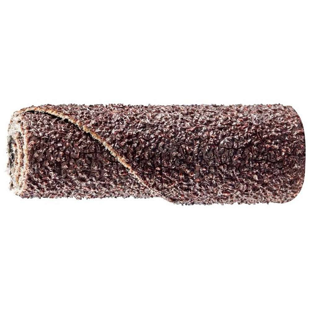 Schleifrolle - PFERD POLIROLL® - Zylinderform - mit Korundkorn - für Metall - Bezeichnung PR 1235 A 50 - Maße (D x T) 12 x 35 mm - Korngröße 50 -