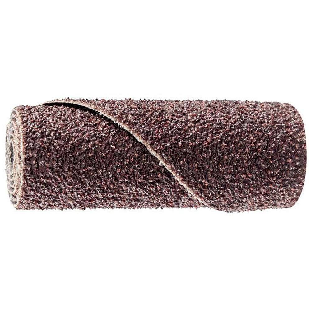 Schleifrolle - PFERD POLIROLL® - Zylinderform - mit Korundkorn - für Metall - Bezeichnung PR 1850 A 50 - Maße (D x T) 18 x 50 mm - Korngröße 50 -
